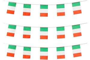 MFLAGPERFT Italy Flags Italian Small String Mini Flag Pennant Banner Decorations