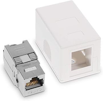 kwmobile Roseta RJ45 para Pared con 1 módulo Keystone: Amazon.es: Electrónica