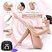 Zerhunt Wax Warmer Hair Removal Kit,Painless Self Hot Waxing Kit With 4 Hard Wax Beans and 10 Wax Applicator Sticks Stripless Wax Heater Machine For Men Women Body Leg Eyebrows