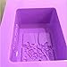 6MILES 2017 Newest Design Purple 4 Cavity Flower Tree DIY Silicone Soap Mold Cupcake Baking Mold Muffin Pan Handmade Art Craft Soap Making Molds Kitchen Tool Set