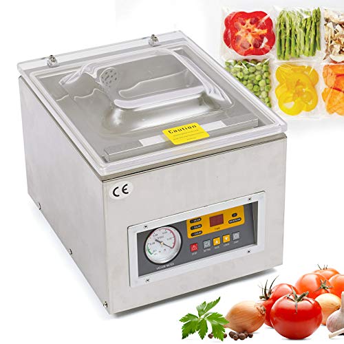 Profi Vakuumierer Vakuumiergerät 22” Edelstahl Vakuumiermaschine Vakuumiergerät Paket Automatisch Vakuumierer Doppelte… – Bild 4