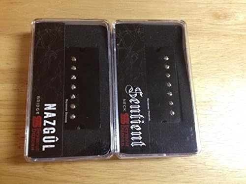 Seymour Duncan Nazgul &amp; Sentient 7 String Soapbar Mount Guitar Pickup Set BLACK