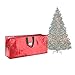 Elf Stor 83-DT5510 Premium Christmas Bag Holiday Large for up to 7.5 Ft Tree, Foot, Red