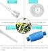 Aquarium Gravel Cleaner Fish Tank Siphon Vacuum Cleaner for Water Changing&Sand Cleaner, Aquarium Fish Net Quick Catch Fine Mesh Fishing Net with Extendable Handle, 2pcs Aquarium Cleaning Tools Setthumb 2