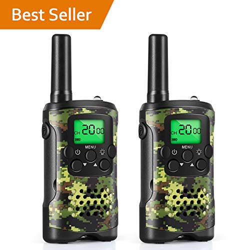 Walkie Talkies Kids, 22 Channel 2 Way Radio 3 Mile Long Range Kids Toys Handheld Kids Walkie Talkies, Best Gifts Top Toys Boy Girls Age 3 4 5 6 7 8 9 Outdoor Adventure Game