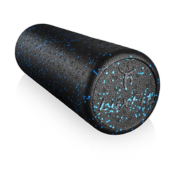 Foam Roller, LuxFit Speckled Foam Rollers for Muscles '3 Year Warranty' Extra Firm High Density