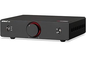 AIYIMA A20 2.1 Channel Power Amplifier,300Wx2 Balanced Stereo Amp with Adjustable HPF(60-200Hz)⋐ Out,PFFB+TPA3255 Class D HiF