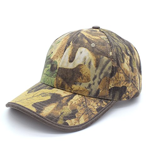 TClian Camouflage Hunting Hat Millitary Camo Tactical Cap Baseball Cap - One size fits most (Woodland)