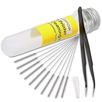 Amazon Com 3d Printer Nozzle Cleaning Kit Stainless Steel Nozzle Cleaning Tool Kit Alternative For 0 4mm Drill Bits For 3d Printer Set Of 11 Industrial Scientific