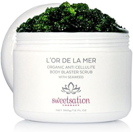 L'or de la Mer Organic Anti Cellulite Body Blaster Scrub with Seaweed, 12oz by Skin Sweetsation Therapy
