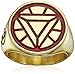Marvel Comics Men's Stainless Steel Enamel Ironman Ring, Size 10