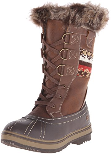 Northside Women's Bishop Snow Boot, Tan/Nordic, 6 M US