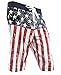 Calhoun Men's USA Flag Distressed Boardshorts (XX-Large)