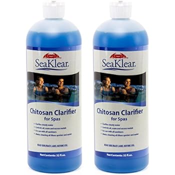 2-Pack Sea Klear Natural Clarifier for Spas & Hot Tubs - 2 Quarts (64 oz. total)