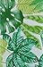 Sunlight Shining Through Tropical Forest Leaves Vinyl Flannel Back Tablecloth (60