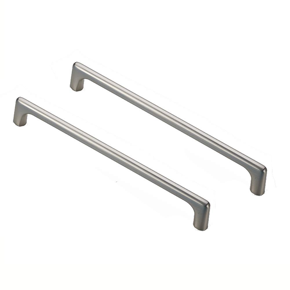 Dreneco 2 Pack Kitchen Cupboard Handles Cabinet Handles Drawer Pulls Cupboard Knobs Cabinet Hardware (192mm, Brushed Chrome)