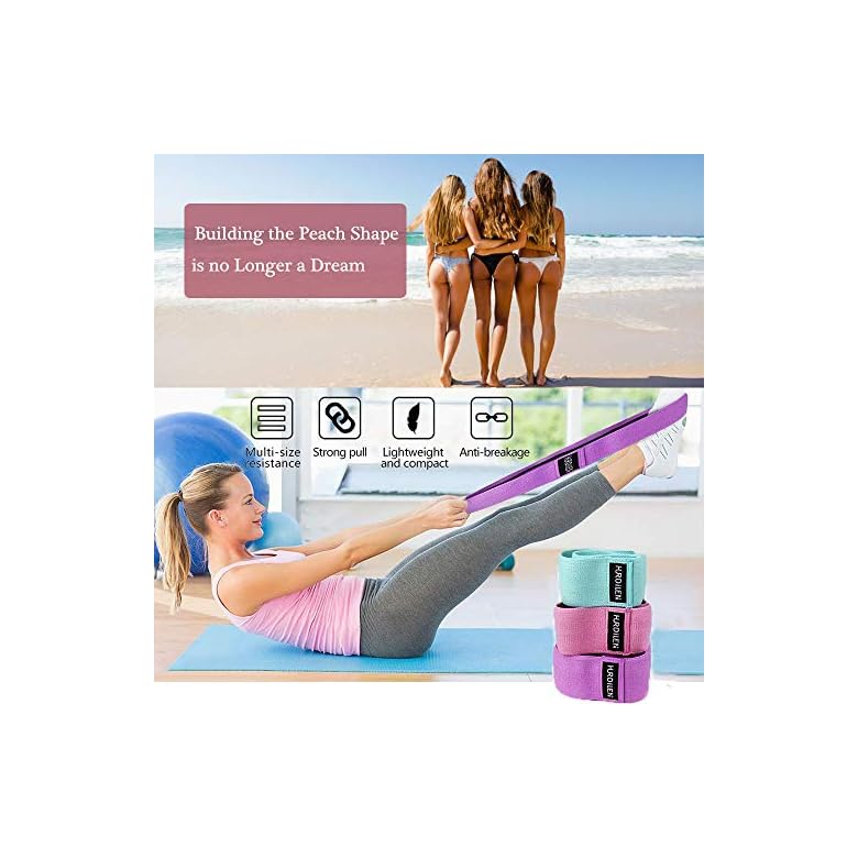 Hurdilen Resistance Bands Loop Exercise Bands ,Workout