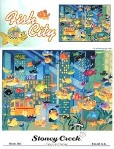 Amazon.com: Fish City - Cross Stitch Pattern : Arts, Crafts &amp; Sewing