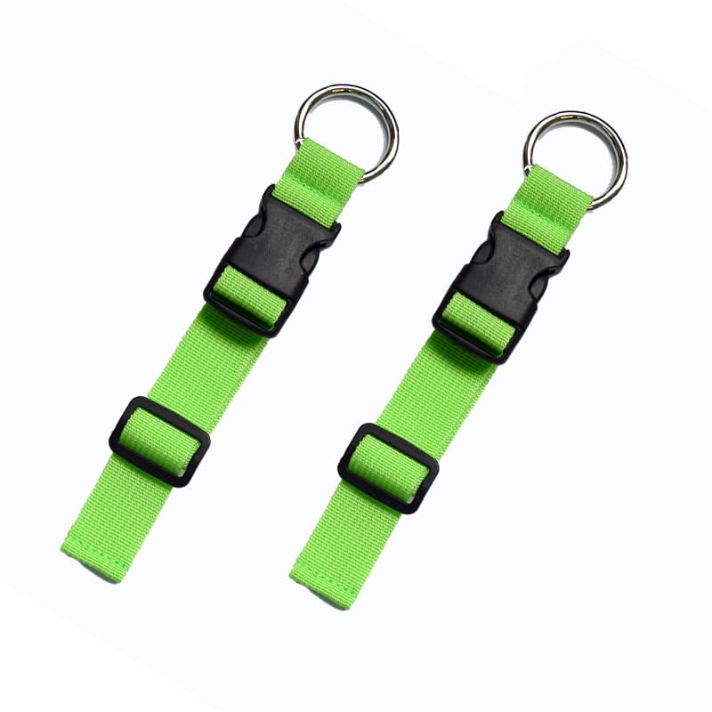 Photo 1 of 2 Pack Add a Bag Luggage Straps - Adjustable Suitcase Belts Travel Accessories - Jacket Gripper Arm Saver Easy to Carry Your Extra Bags (Green)
