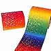 Fashion Rainbow Color Printed Grosgrain Ribbon 3