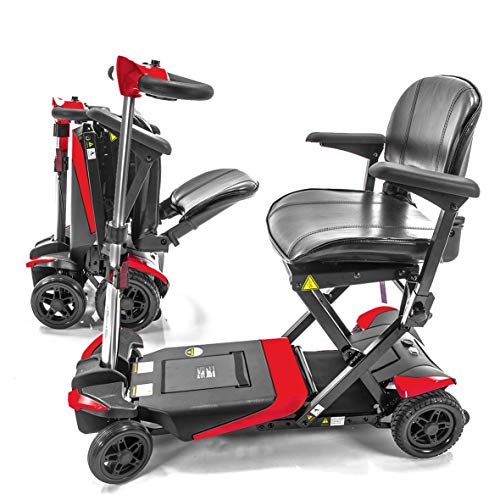 Transformer Automatic Folding Scooter for Adults and Seniors, RED