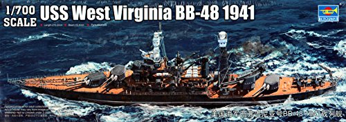 Trumpeter USS West Virginia BB48 Battleship 1941 Model Kit (1/700 Scale)