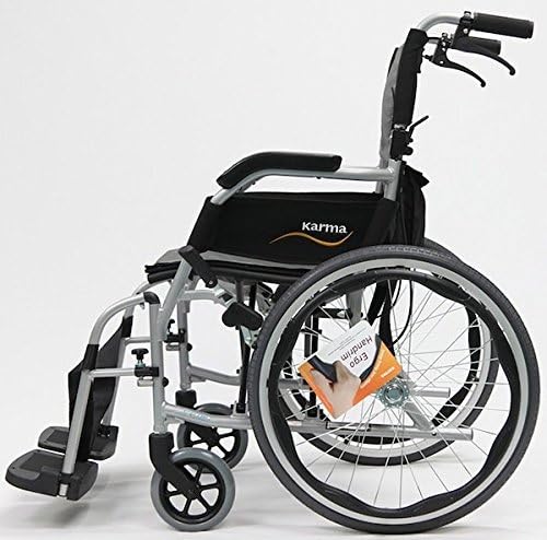 Karman Healthcare S-2512F18SS Ergo Flight 18 in. seat Ultra Lightweight Ergonomic Wheelchair by Karman