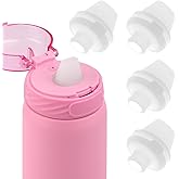 Gosknor 2pcs Bite Valve Replacement for Ello Cooper 22/32oz Stainless Steel Water Bottle, Mouthpiece BPA Free Silicone Cap Lid Spout for Ello Cooper 18/22/32/40oz Accessories Parts(Transparent Color)