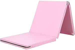 KaRaDaStyle Gymnastics Mat Folding Stretch Mats 71"x24"x2" Exercise Muscle Training Children Play Horizontal Bar Mat Yoga Sports Soundproof Home Use