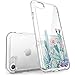LUOLNH for iPhone 6 case,iPhone 6s Case with Flowers, Slim Clear Chrome Gold Floral Pattern Soft Flexible TPU Back Cover Case for iPhone 6/6s [4.7 inch] -Cactus Flower