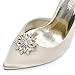ELEGANTPARK AS Women Sunshine Design Wedding Party Prom Decoration Crystals Clutch Dress Hat Shoe Clips 2 Pcs Gold