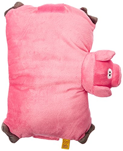 Design Go Pig Folding Pillow, Pink, One Size