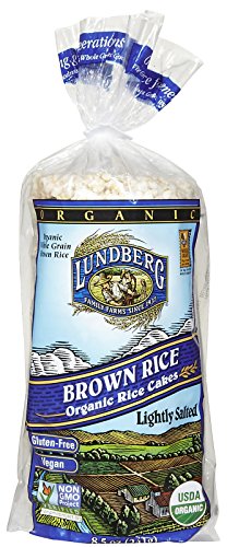 Lundberg Organic Brown Rice Cakes (Lightly Salted) - 8.5 oz
