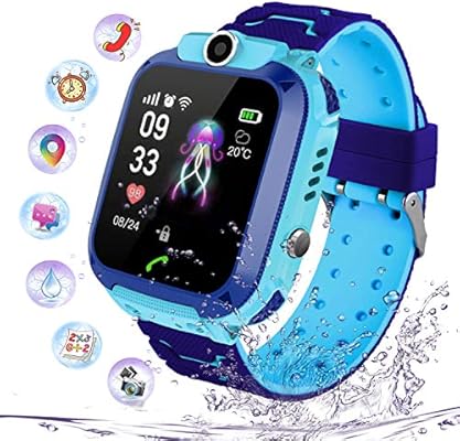PTHTECHUS Niños Smartwatch Impermeable, Reloj Inteligente Phone ...