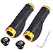TOPCABIN Bike Handlebar Grips,Ergonomic Design Bicycle Handlebar Grips Widen Holding Rubber Bike Grips with Aluminum Lock Bicycle Grips Handlebar Cover for Bike Mountain Road MTB