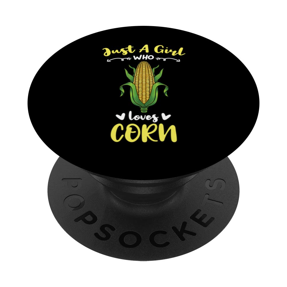 Just A Girl Who Loves Corn PopSockets Swappable PopGrip