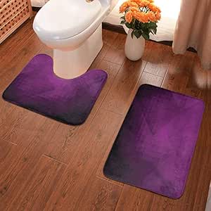 Alfombra de baño ultra suave, antideslizante y absorbente, cuadrados