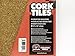 12 x 12 Light Brown Cork Tiles (4 Pack)