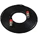 GLS Audio 25ft Mic Cable Cords - Color XLR Male to Color XLR Female on Black Cables - 25' Colored XLR Balanced Mike Cord - 6 PACK
