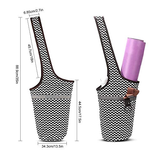 Komake-Yoga-Bag-Yoga-Mat-Bag-with-Large-Size-Pocket-and-Zipper-Pocket-Multipurpose-and-Beautiful-Yoga-Carrier-Yoga-Holder-for-Women-Fit-Most-Size-Yoga-Mats