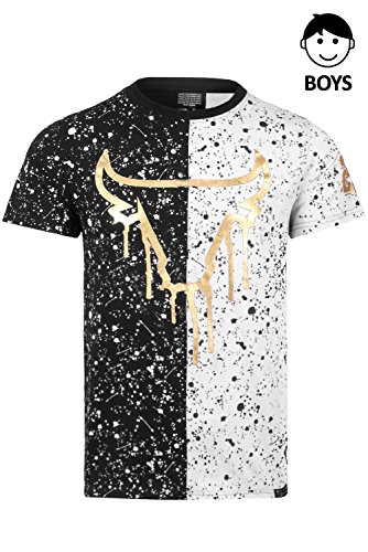 Jc distro boys hipster hip hop paint splatter w/foil pr…