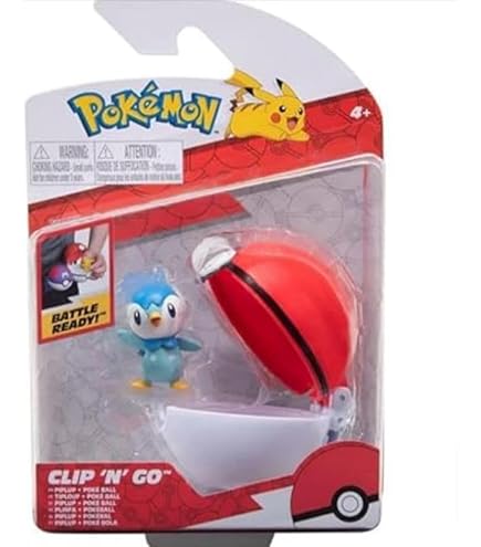 Pokémon Clip‘n’Go Poké Ball Con Figura De 5 Cm – Forgita Y Heilball Oficial