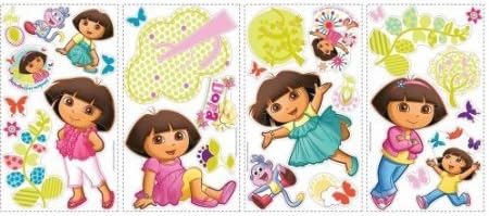 DORA THE EXPLORER 28 BiG Wall Stickers Room Decor Decal