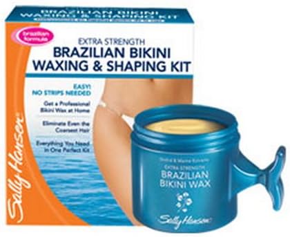 (6 Pack) SALLY HANSEN Extra Strength Brazilian Bikini Waxing & Shaping Kit - SH5070