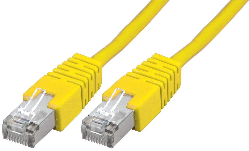 PROSIGNAL PSG91687 RJ45 to RJ45 Cat5e S/FTP Ethernet Patch Lead 10m Yellow