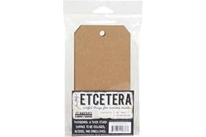 Stampers Anonymous Tim Holtz #8 Tag, Multicolor