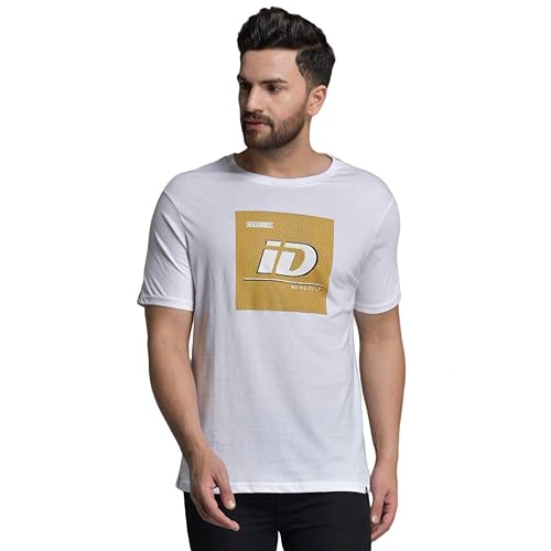 mens white muscle fit t shirt