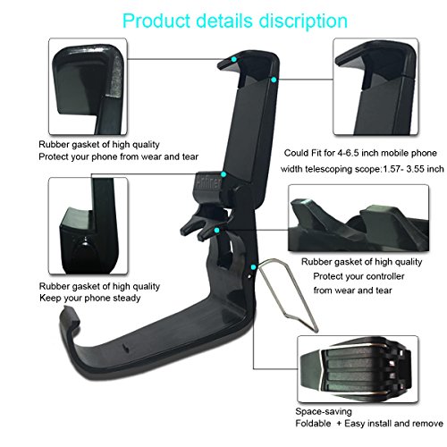 WEPIGEEK Controller Mobile Phone Holder/Cellphone Mount/Clip Compatible