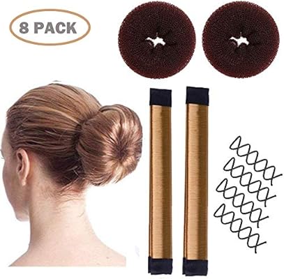 Aisonbo Magic Hair Bun Maker 3 Pack French Twist Donut Maker Easy