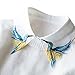 ZILucky Women Fake Half Shirt Collar Detachable False Blouse Collar Faux Lapel Collar Tie
